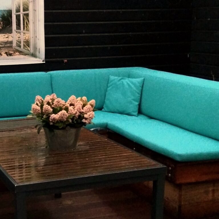 tuinkussens op maat blauw